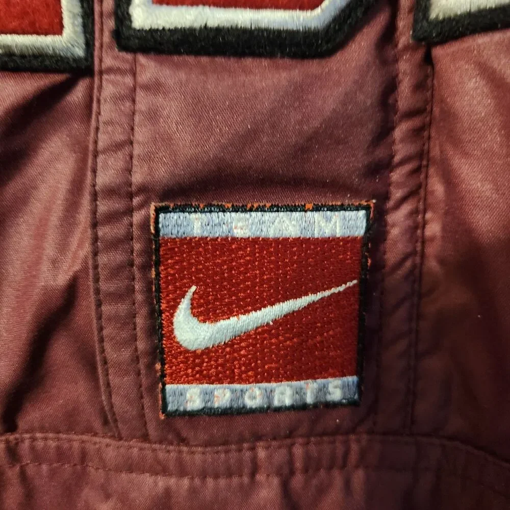 Vintage 90s Nike Team Sports Alabama Crimson Tide Windbreaker Jacket Mens Medium